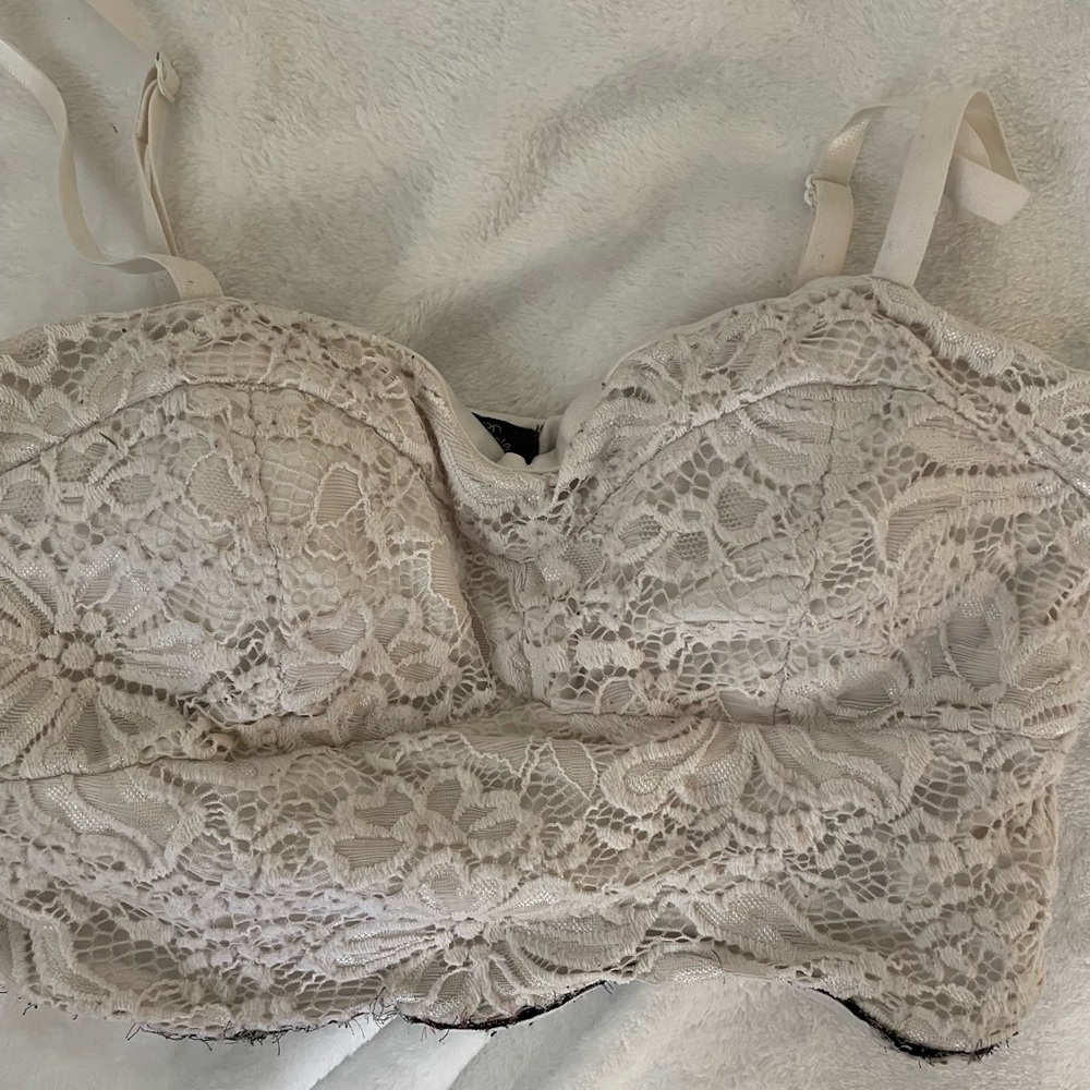lacey crop top